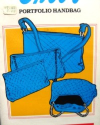801 GHEE'S 86 PORTFOLIO RECTANGULAR SM, MED, LG HANDBAG PATTERN